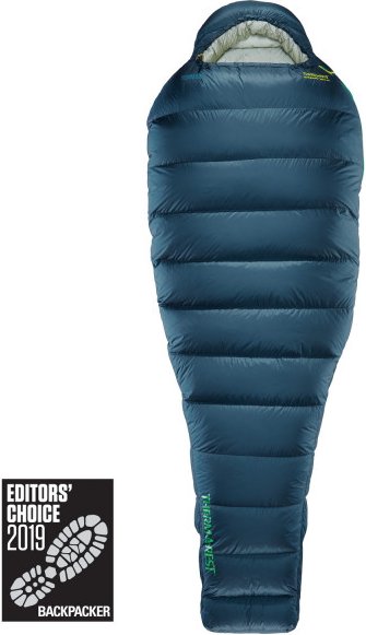 Therm-a-Rest - Hyperion 20°F / -6°C UL Bag - Daunenschlafsack Gr für Körperlänge 185-198 cm - Long deep pacific