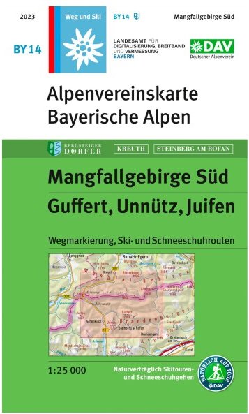 Panico - Mangfallgebirge Süd - Wanderkarte 3. Ausgabe 2023