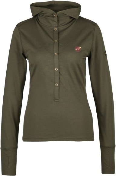 super.natural - Women's Rocket175 Hoodie - Hoodie Gr M oliv