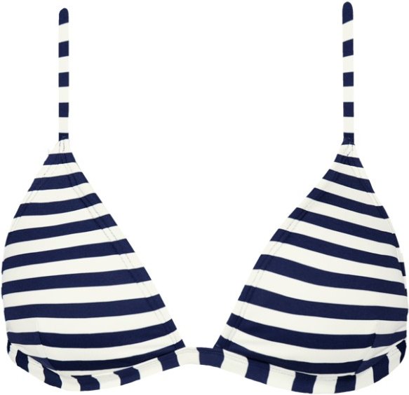 Barts - Women's Yadbor Fixed Triangle - Bikini-Top Gr 36 weiß/blau