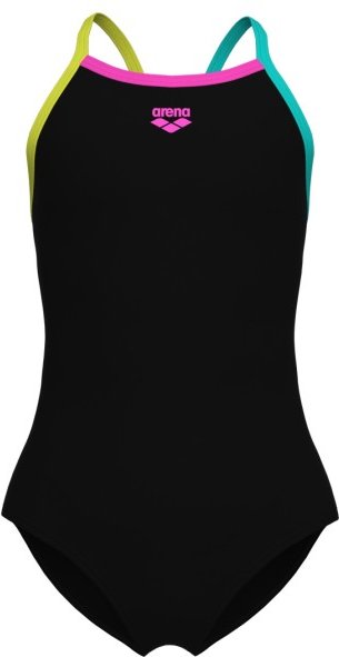 Arena - Girl's Swimsuit Light Drop Solid - Badeanzug Gr 116 schwarz