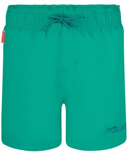 Trollkids - Kid's Balestrand Shorts - Badehose Gr 140 türkis