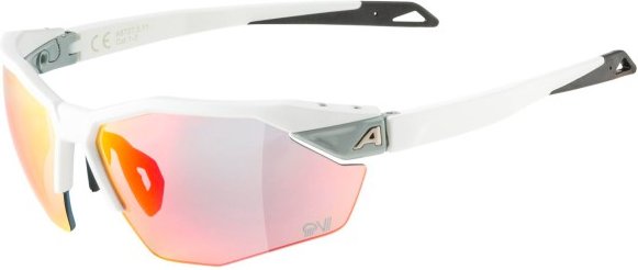Alpina - Twist Six S HR QV Mirror S1-3 Fogstop - Fahrradbrille weiß