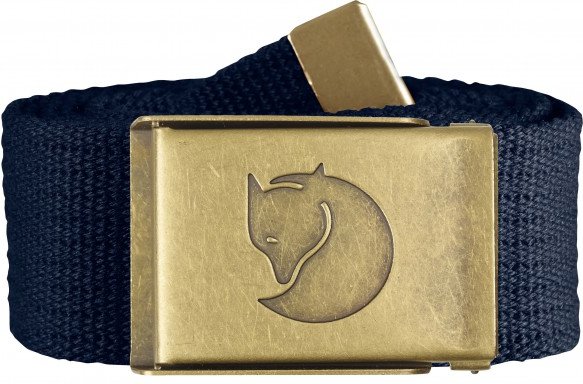 Fjällräven - Canvas Brass Belt 4 cm - Gürtel Gr 120 x 4 cm beige/blau