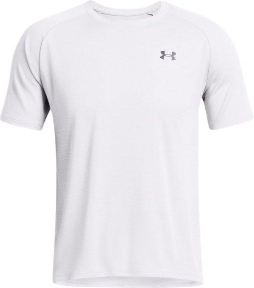 Under Armour - Tech Textured S/S - Funktionsshirt Gr M - Regular weiß
