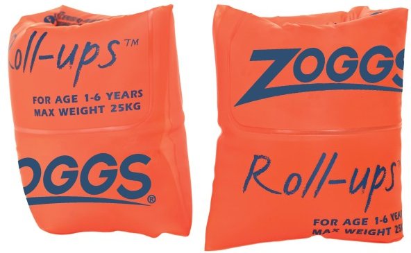 Zoggs - Kid's Roll Ups - Schwimmhilfe Gr 1-6 years rot