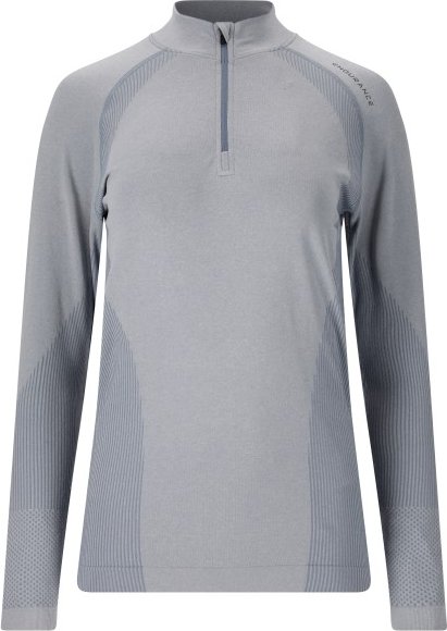 ENDURANCE - Women's Halen Seamless Midlayer - Funktionsshirt Gr L/XL grau