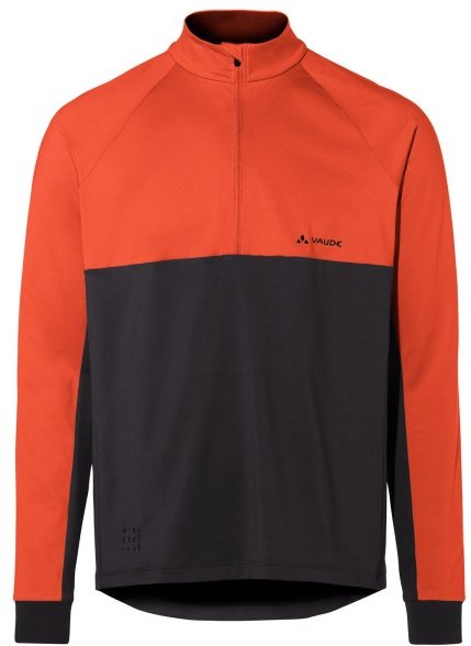 Vaude - Qimsa Halfzip L/S Shirt - Radtrikot Gr XL rot