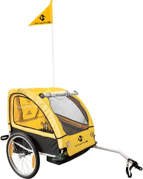 M-Wave - Stalwart Kid 2 - Kinderanhänger Gr 60 x 75 x 28 cm gelb