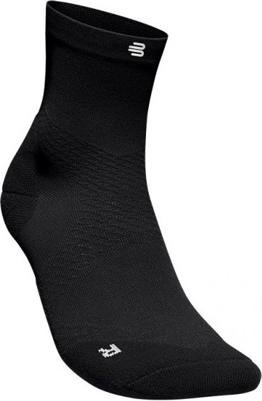 Bauerfeind Sports - Run Ultralight Mid Cut Socks - Laufsocken Gr 44-46 schwarz