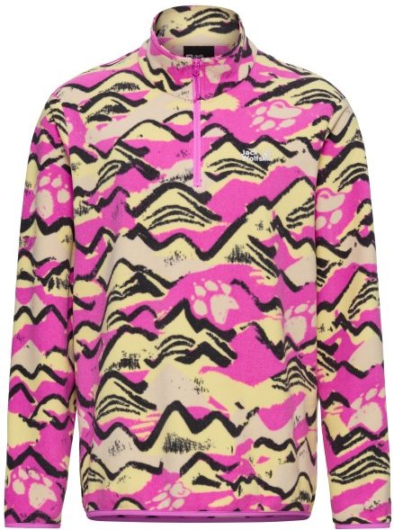 Jack Wolfskin - Women's Paw Era 100 Print Halfzip - Fleecepullover Gr XL bunt