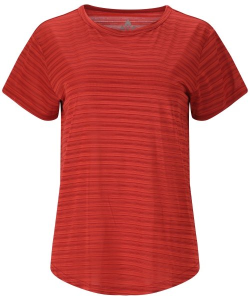 Thumbnail - Whistler - Women's Skylon Striped S/S Tee - Funktionsshirt Gr 48 rot