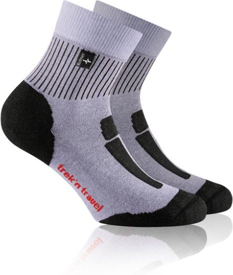 Thumbnail - Rohner - Trek'n Travel - Wandersocken Gr 44-46 grau