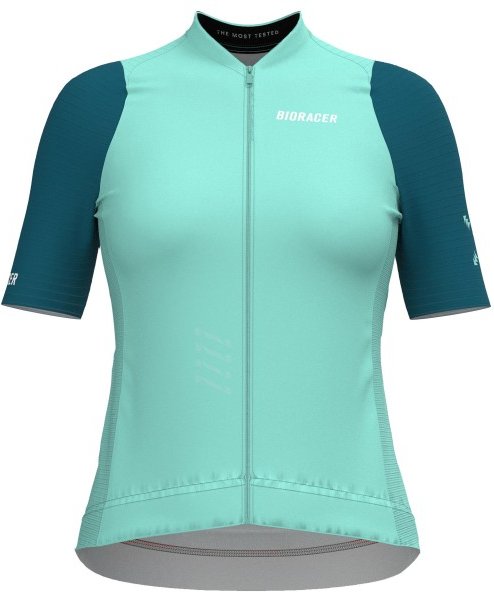 Thumbnail - Bioracer - Women's Icon Jersey - Radtrikot Gr L türkis