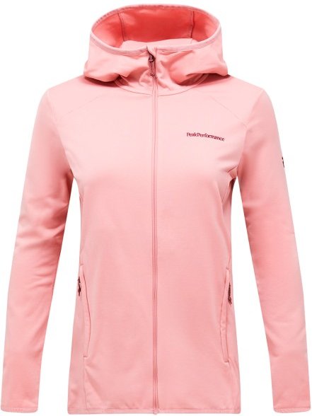 Peak Performance - Women's Light Zip Hood - Fleecejacke Gr S rosa