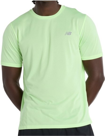 Thumbnail - New Balance - Athletics Run S/S - Laufshirt Gr L grün