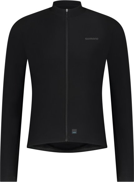 Thumbnail - Shimano - Elemento Long Sleeve Jersey - Radtrikot Gr L schwarz