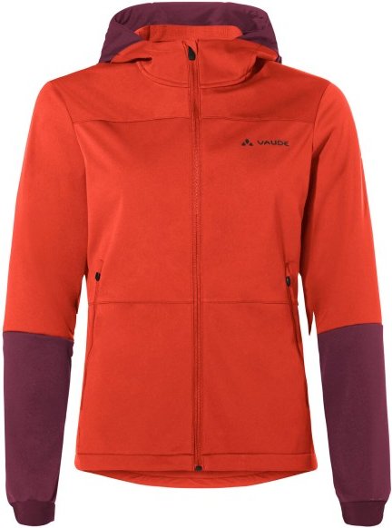 Thumbnail - Vaude - Women's Qimsa Hooded Softshell Jacket II - Fahrradjacke Gr 44 rot