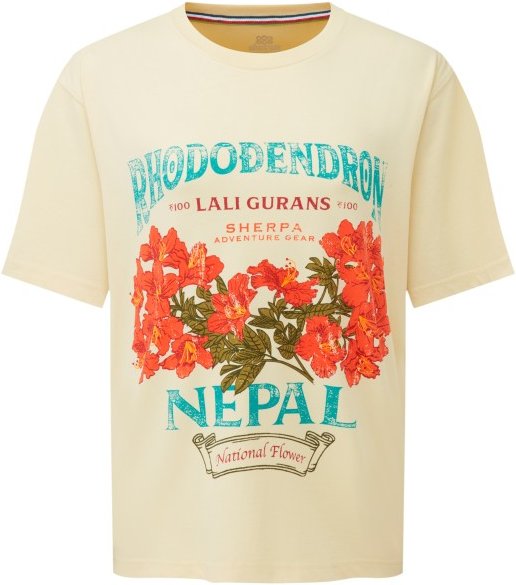 Sherpa - Women's Tarcho Rhododendron Tee - T-Shirt Gr XS beige