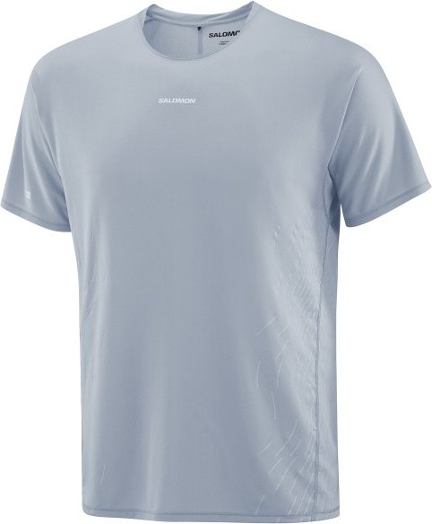 Salomon - Sense Aero S/S Tee GFX - Laufshirt Gr M grau