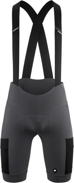 ASSOS - Tactica Kieskäfer Gravel Bib Shorts T5 - Radhose Gr 3XL grau/schwarz