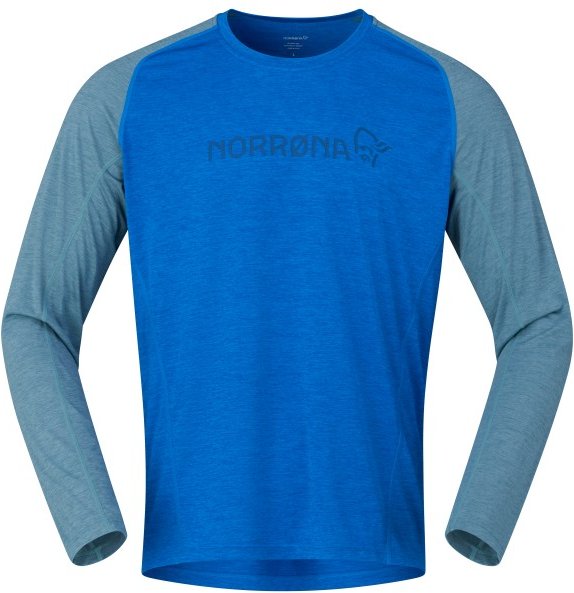 Norrøna - Fjørå Equaliser Lightweight Long Sleeve - Radtrikot Gr L blau