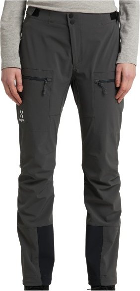Thumbnail - Haglöfs - Women's ROC Sight Softshell Pant - Softshellhose Gr 42 grau/schwarz