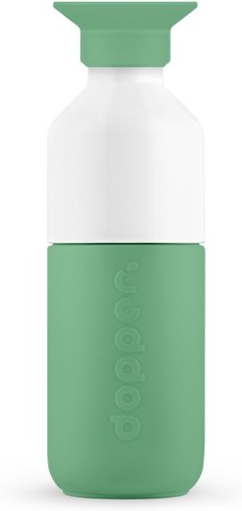 Dopper - Dopper Steel - Trinkflasche Gr 350 ml türkis/weiß