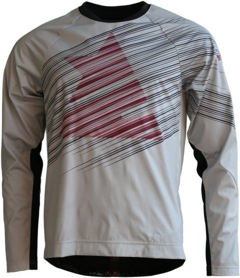 Zimtstern - Protechzonez Shirt L/S - Radtrikot Gr S grau