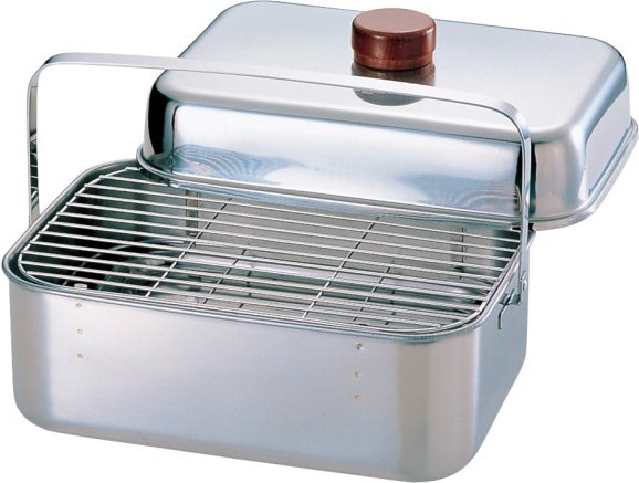 Snow Peak - Compact Smoker - Grill metallic