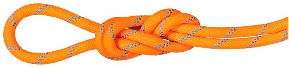 Mammut - 8.7 Alpine Sender Dry Rope - Einfachseil Gr 60 m orange/weiß