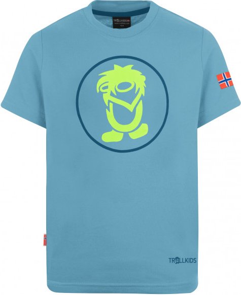Trollkids - Kid's Troll T - T-Shirt Gr 128 türkis