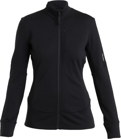 Icebreaker - Women's Merino 260 Quantum IV L/S Zip - Merinojacke Gr S schwarz