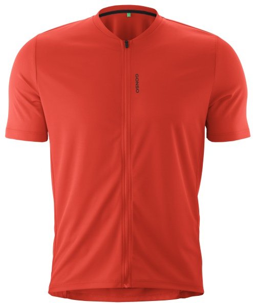 Thumbnail - Gonso - Sitivo Jersey Green - Radtrikot Gr L rot