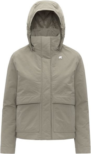 K-Way - Women's Kali Warm Cotton Nylon - Winterjacke Gr L grau/beige