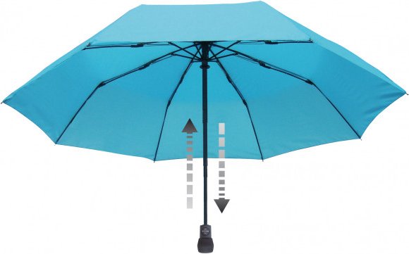 EuroSchirm - Light Trek Automatic - Regenschirm blau