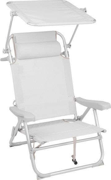 Brunner - Makai - Campingstuhl weiß/grau