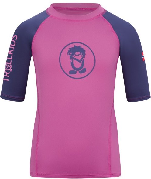 Trollkids - Kid's Kvalvika T - Funktionsshirt Gr 92 rosa