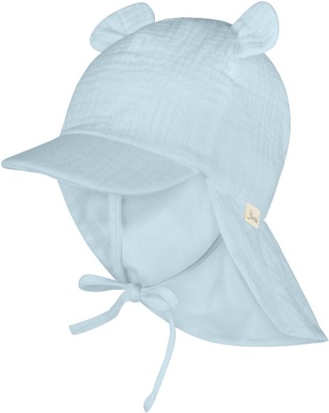 Sterntaler - Kid's Schirmmütze Nackenschutz Ohren - Cap Gr 51 cm grau