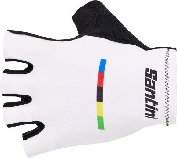 Thumbnail - Santini - UCI World Champion Gloves - Handschuhe Gr M weiß