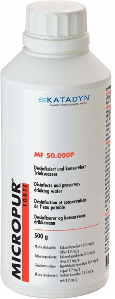 Micropur - Micropur Forte MF 50'000P - Wasseraufbereitung Gr 500 g - für 50 000 l