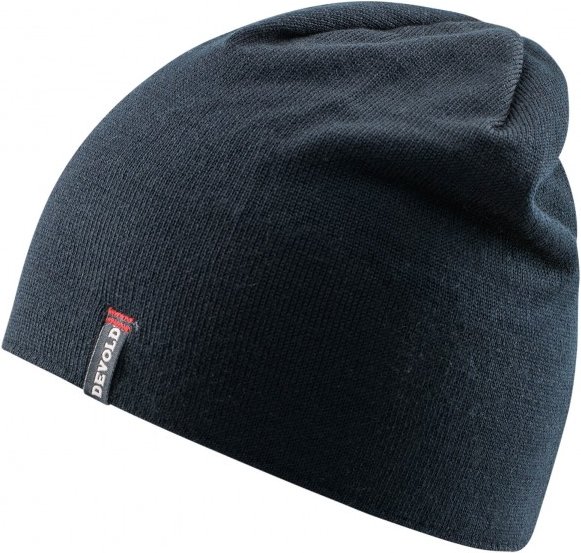 Devold - Friends Beanie - Mütze Gr 58 cm blau/schwarz