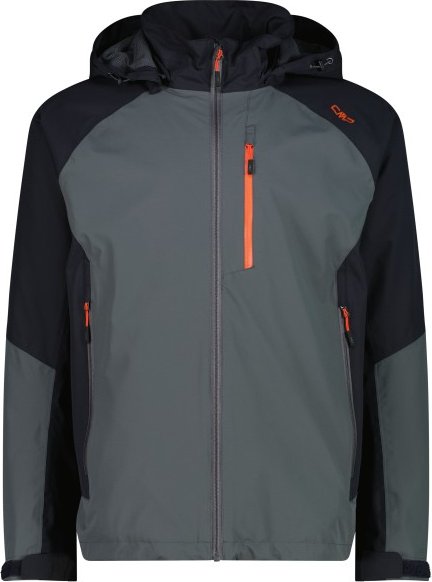 CMP - Jacket Zip Hood Ripstop - Regenjacke Gr 58 grau