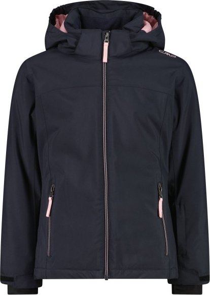 Thumbnail - CMP - Girl's Jacket Snaps Hood Twill - Skijacke Gr 164 blau