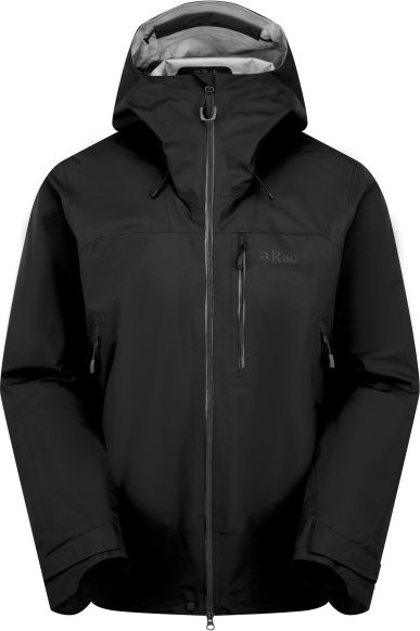 Thumbnail - Rab - Firewall Mountain Jacket - Regenjacke Gr S schwarz