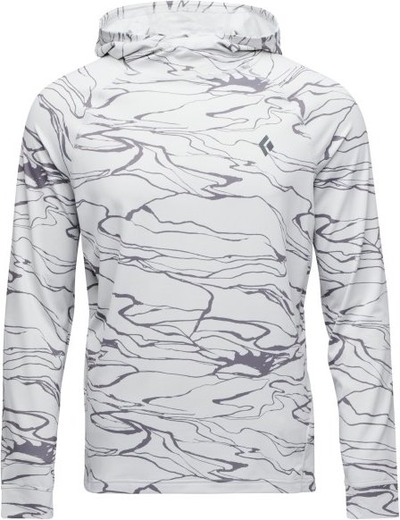 Black Diamond - L/S Alpenglow Hoody - Longsleeve Gr M grau