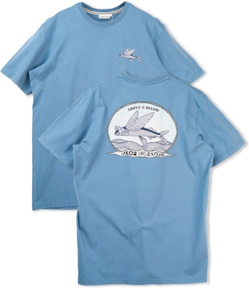 LAKOR - Above and Below T-Shirt - T-Shirt Gr M blau