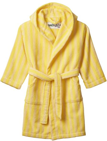 Bongusta - Kid's Naram Bathrobe - Bademantel Gr 2-4 years gelb