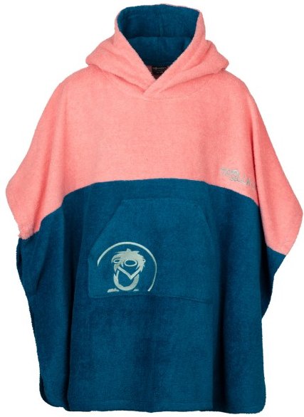 Trollkids - Kid's Kvalvika Surf Poncho - Surf Poncho Gr 128 blau