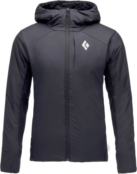 Thumbnail - Black Diamond - First Light Hybrid Hoody - Kunstfaserjacke Gr S grau/blau